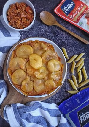 Foto resep Pasta Kentang Panggang Tempe Bolognese