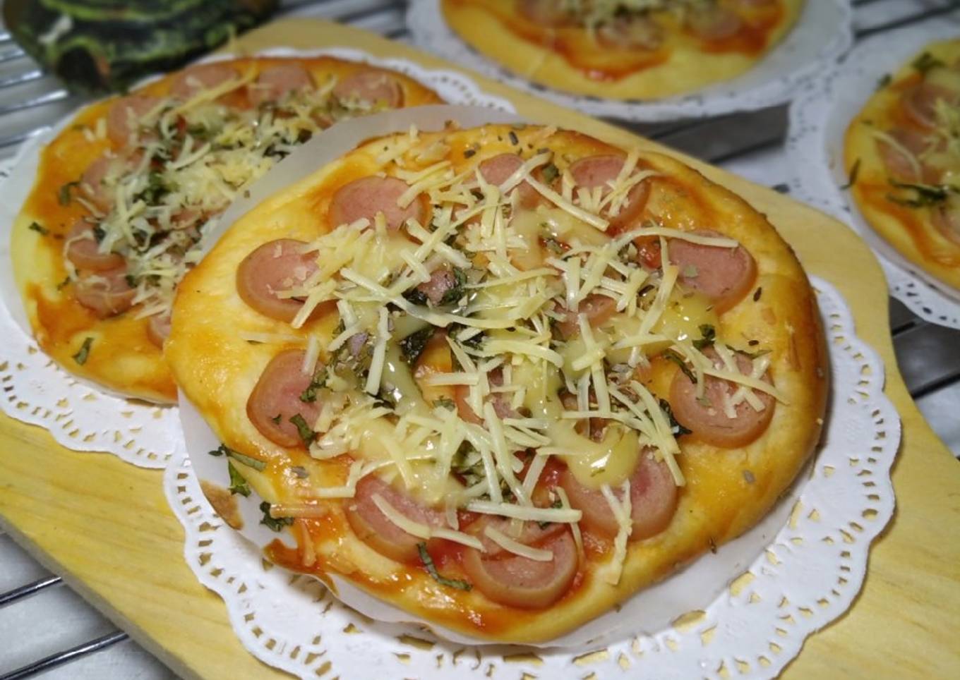 Pizza mini simple untuk bekal anak (53)