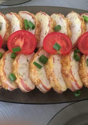 Csirkemell őzgerincben recept fotója