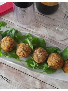 Una foto de Croquetas de gambas al pil pil -en horno-