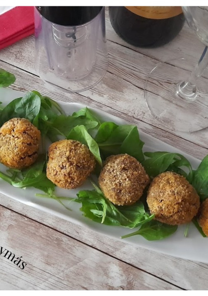 Una foto de Croquetas de gambas al pil pil -en horno-