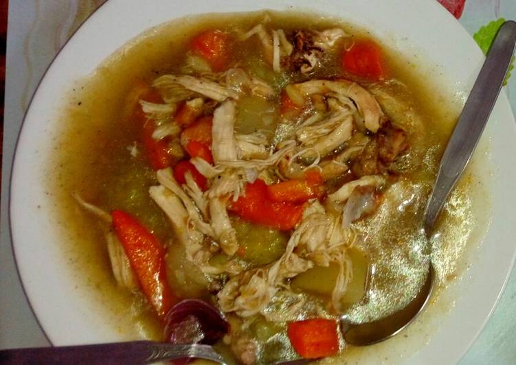 Easiest Way to Prepare Favorite Chicken Soup