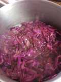 Warm Red Cabbage Salad