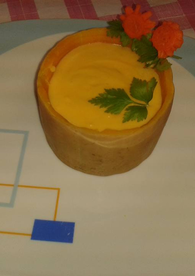 Una foto de Crema de calabaza