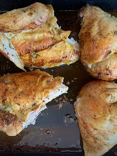 Una foto de Pollo asado