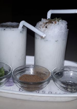 A picture of Masala buttermilk.