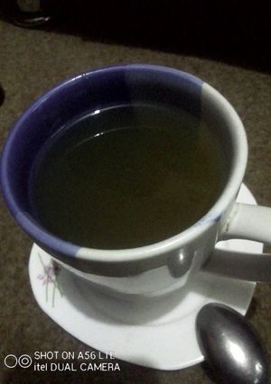 A picture of Lemon Honey Ginger Tea.