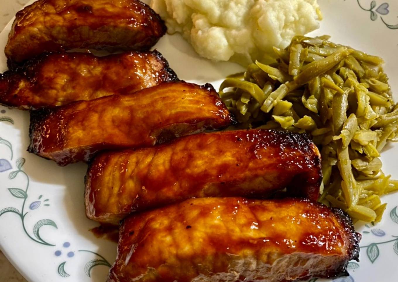 Air Fryer BBQ Pork Boneless Ribs