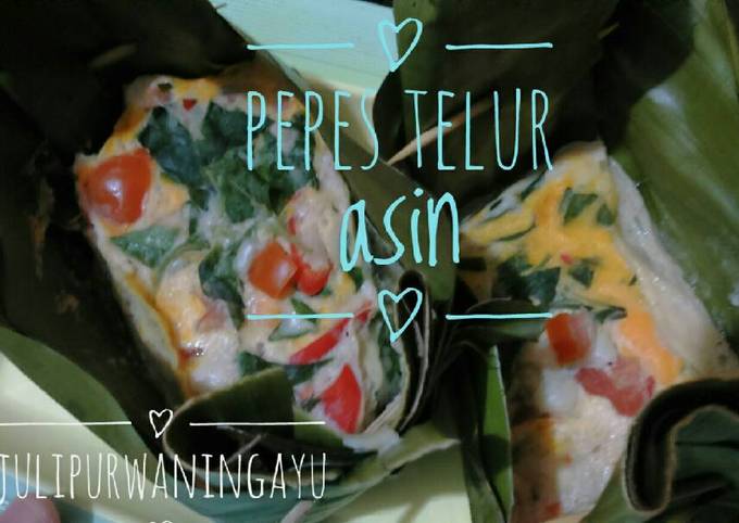 Pepes Telor Asin Steam Daun Pisang