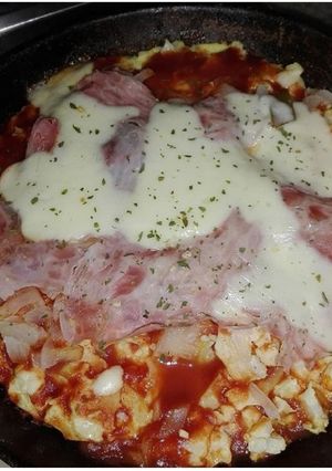 Una foto de Pizza de coliflor light