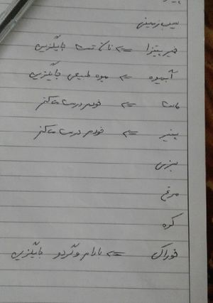 عکسی از دستور چالش روز دوازدهم