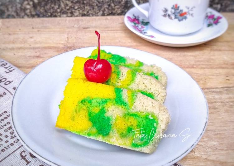 310.Bolu Kukus Matcha Pandan-Masak Pare Biar Gak Pahit