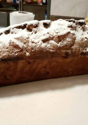 Una foto de Budín de manzana