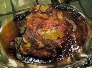 Una foto de Roast beef al horno