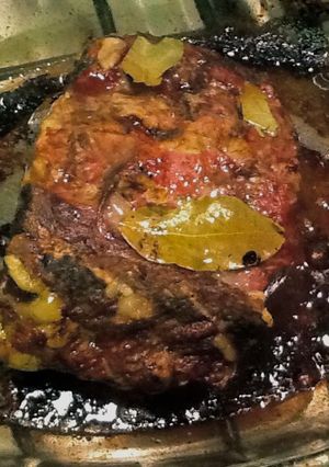 Una foto de Roast beef al horno