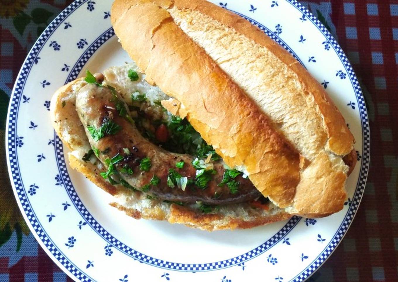 Choripan estilo mi casa