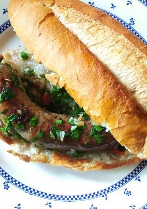 Una foto de Choripan estilo mi casa