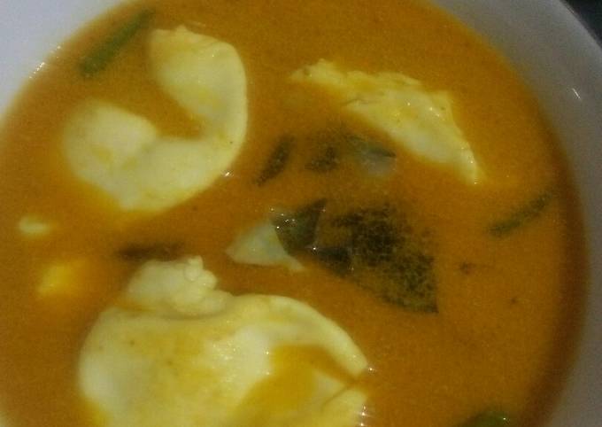 Gulai kepala patin telur