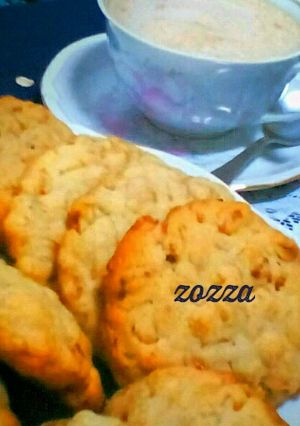 صورة لوصفة كوكيز الشوفان Oatmeal Cookies ☕🍘
