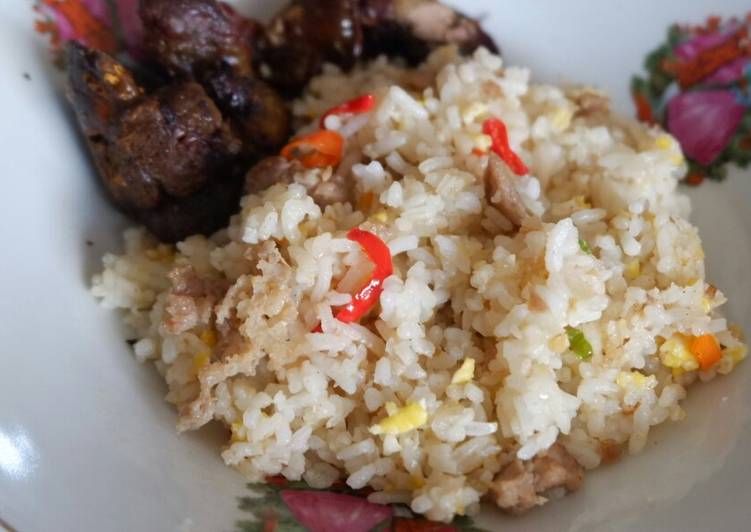 Nasi Goreng Putih Simple