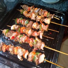 A picture of Shish kebab.