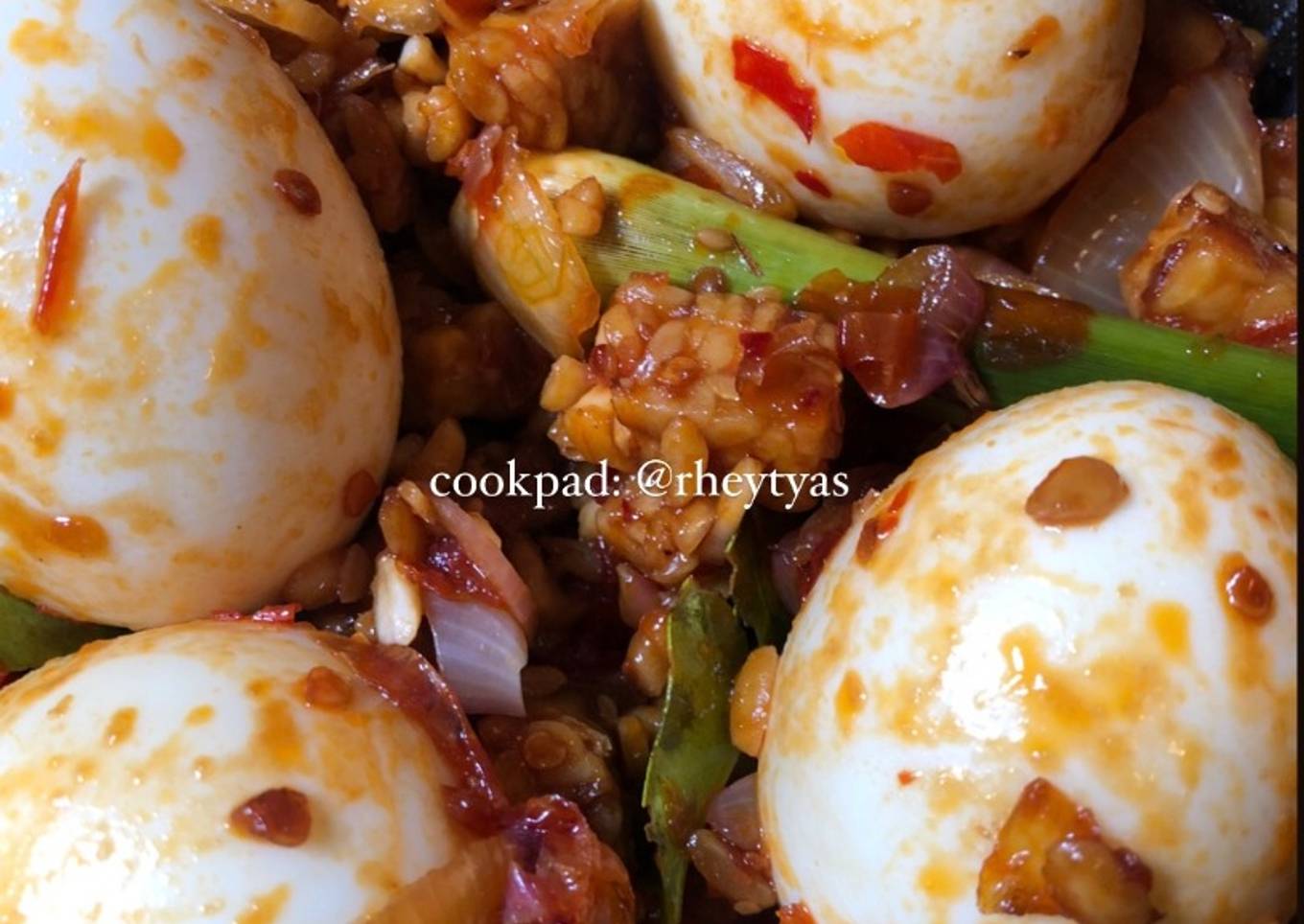 Resep Anti Gagal Balado Telur Tempe Hanya 3 Bahan #MasakanRumahan