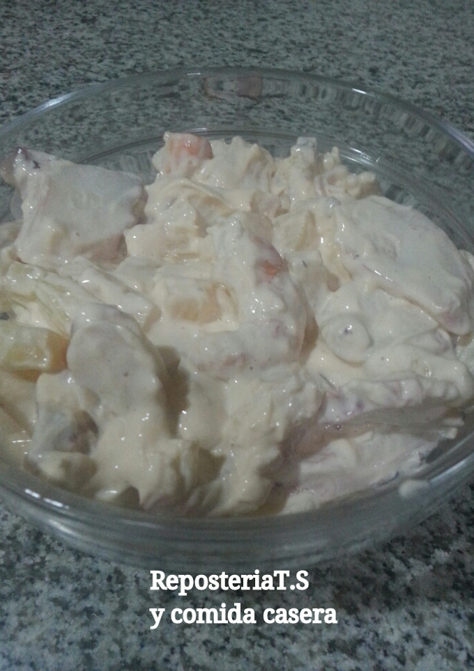 Una foto de Ensalada de marisco