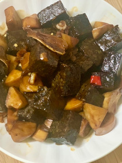 麻油醬燒米血杏鮑菇 的食譜成品照片