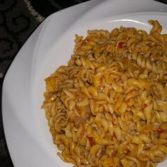Macaroni jollof A picture of Macaroni jollof.