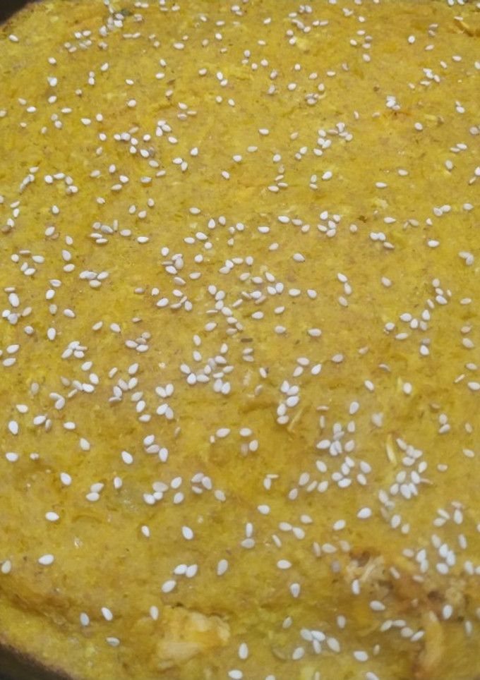 Una foto de Torta de pollo y cabutiá