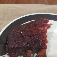 A picture of Fall-Off-The-Bone Ribs.