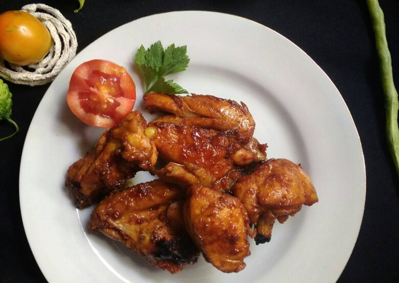 Ayam bakar kecap pedas