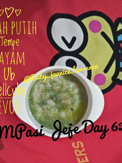 Foto resep MPasi 8m+ Bubur Bayam+tempe