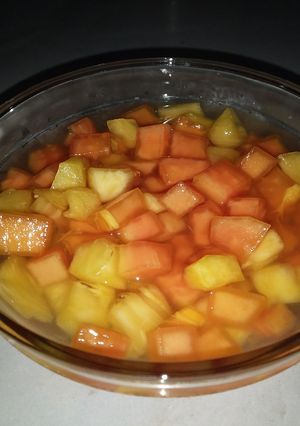Foto resep Coktail pepaya nanas