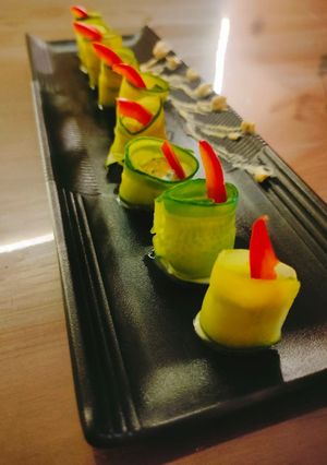 গ্রীন রোল (green roll recipe in Bengali) রেসিপির প্রধান ছবি