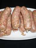 Fresh homemade italian sausages