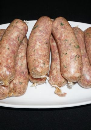 A picture of Fresh homemade italian sausages.