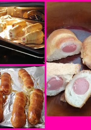 A picture of Sausage Bread.