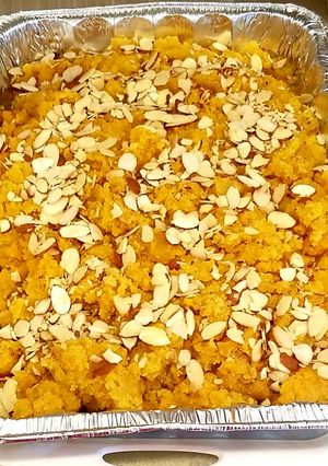 A picture of Egg Halwa.