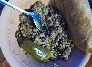Una foto de Desayuno estilo rancho, lentejas