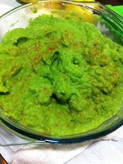 Una foto de Puré de guisantes