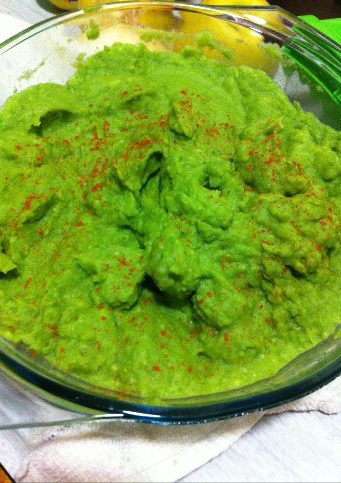 Una foto de Puré de guisantes