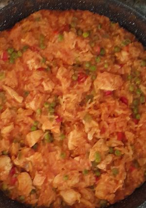 Una foto de Arroz con pollo