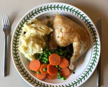 Ultimate Prepare Recipe Chicken Leg with Caper Mash Restaurant Style