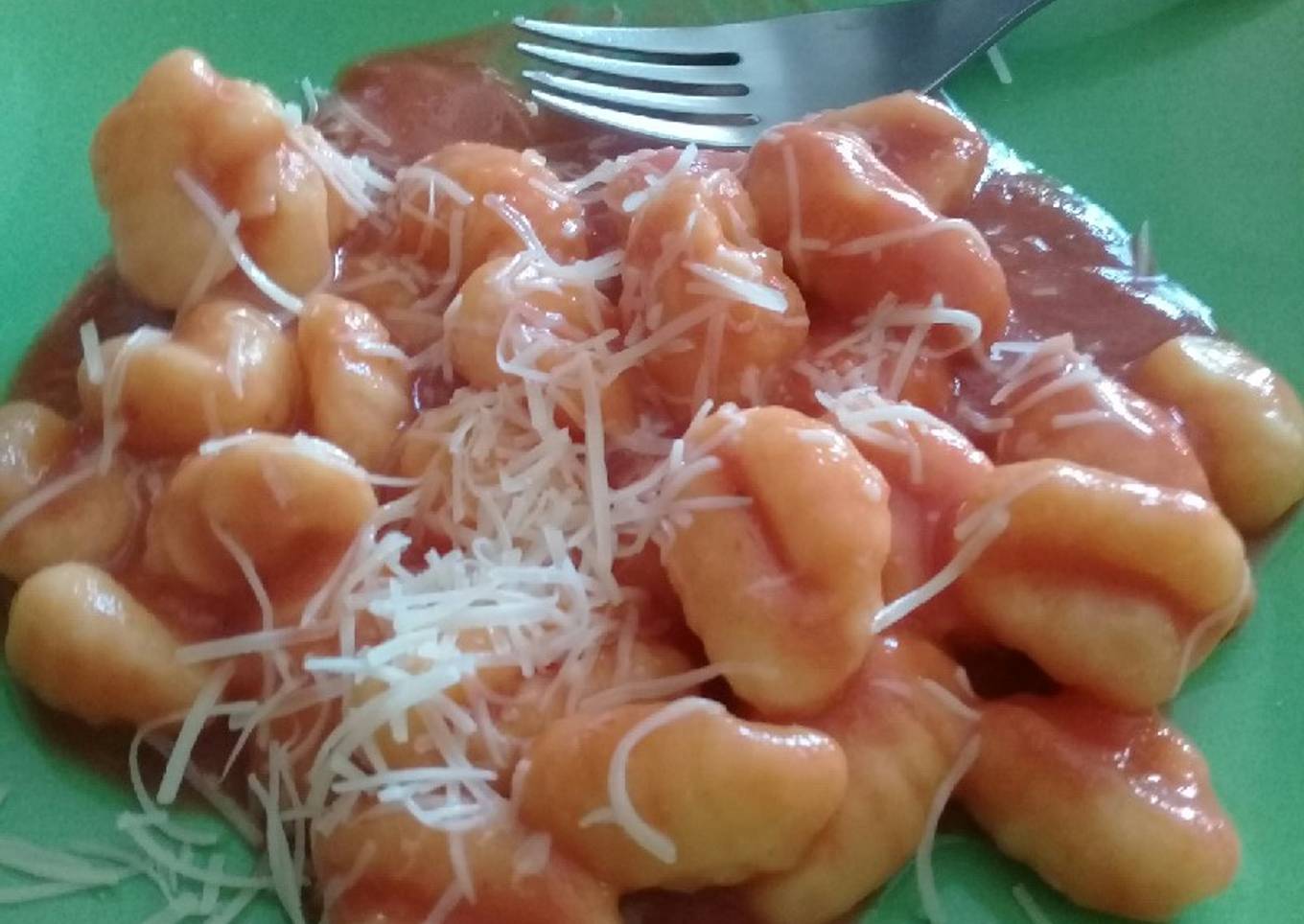 Ñoquis de papa y calabaza🍝