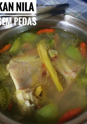 Foto resep Ikan Nila Asem pedas