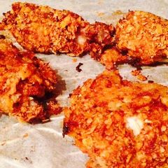 A picture of Baked Crispy Buttermilk Chicken.