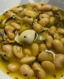 Fabes con almejas express
