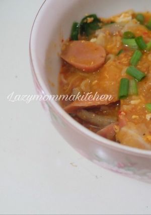 Foto resep Seblak ceker mie