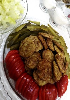 عکسی از دستور کتلت گوشت🍾🍽️
